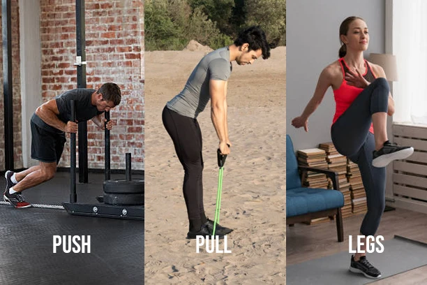 Push, Pull, Legs: The Workouts, Splits and Benefits